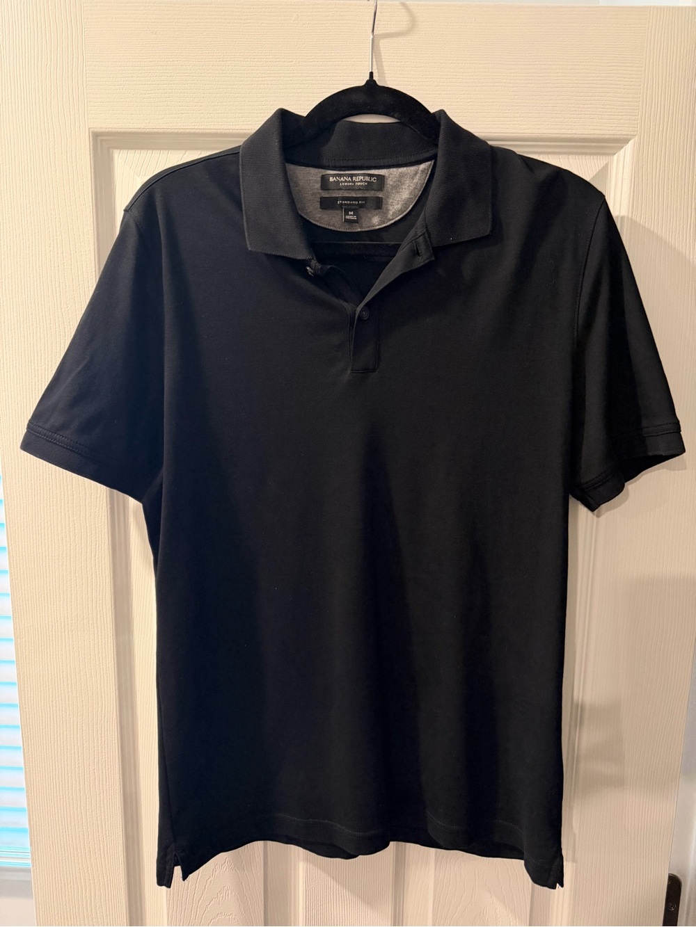 Banana Republic Black Men's Polo Shirt